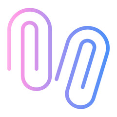 Obraz premium paper clip icon