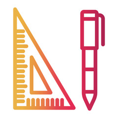 pen and ruler icon