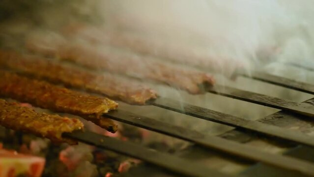 Meats cooked in wood fire, Ocakbaşı