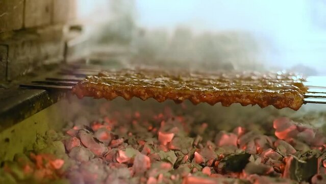 Meats cooked in wood fire, Ocakbaşı