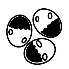 Some Forms Icons of Bacteria and Viruses Visibile Through a Microscope 