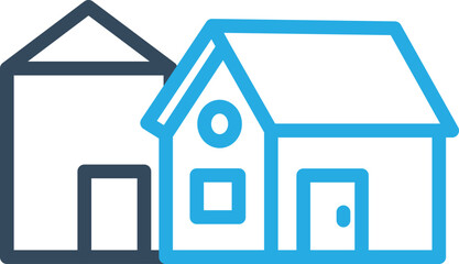 Green house Vector Icon
