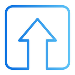 up arrow gradient icon