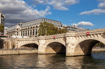 River Sevan in Paris, September 2021. France