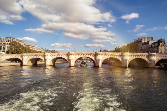 River Sevan in Paris, September 2021. France