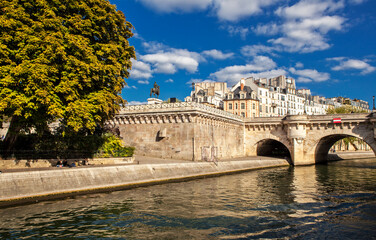 River Sevan in Paris, September 2021. France