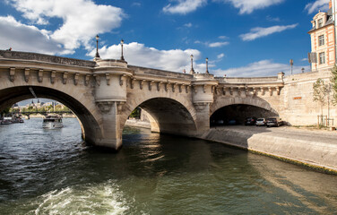 Fototapeta premium River Sevan in Paris, September 2021. France