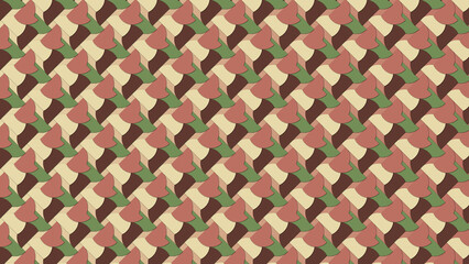 Renaissance Color scheme - Geometrical textured pattern with decorative ornamental illustrations for desktop, wallpaper, background, texture (Vintage, antique, ancient, old, retro, floral)