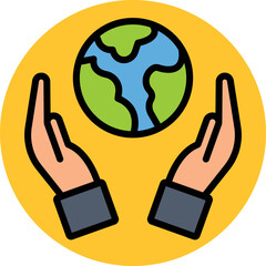 Ecology Protection Vector Icon
