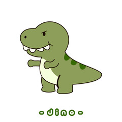 Dinosaur Cartoon Vector Illustration