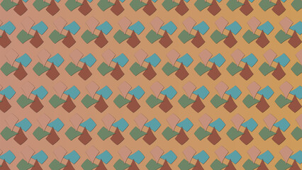 Renaissance Color scheme - Geometrical textured pattern with decorative ornamental illustrations for desktop, wallpaper, background, texture (Vintage, antique, ancient, old, retro, floral)