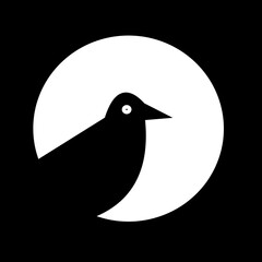 silhouette of a bird