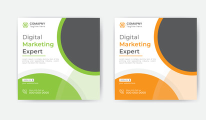 Corporate Social media post design Template