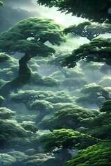 Obraz premium Fantasy forest landscape