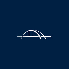 Bridge logo or icon design