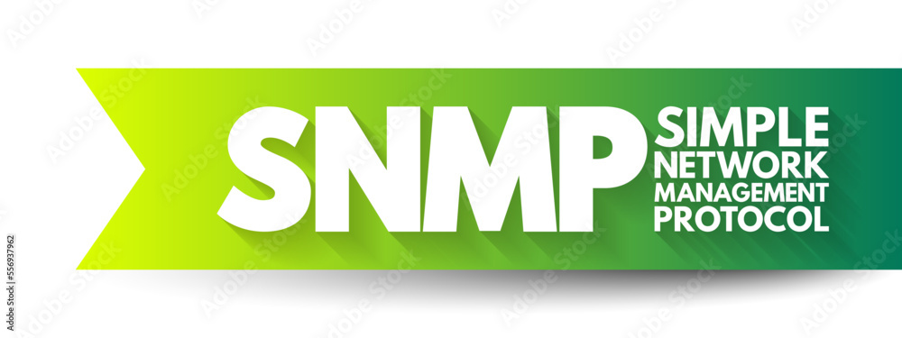 Poster snmp - simple network management protocol is an internet standard protocol for collecting and organi
