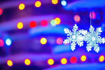 Bright and Cheerful Winter Glow Generative AI