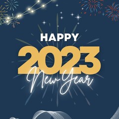 Happy new year 2023 instagram post template