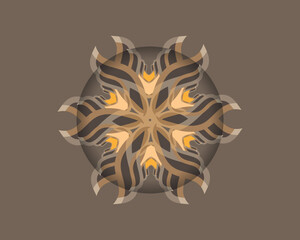 Colorful mandala. vector illustration. Islam, Arabic, Indian, Turkish, Pakistan, Chinese, 