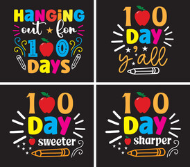 100 day of school svg t shirt design