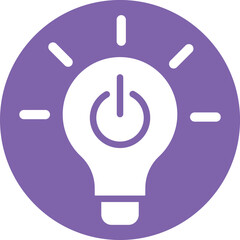 Creative bulb Vector Icon 
