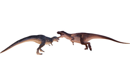 Obraz na płótnie Canvas Albertosaurus PNG. Dinosaur Albertosaurus on a blank PNG high resolution background.