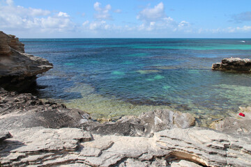 indian ocean at rottnest island (australia)