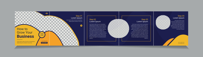 Instagram Carousel Template Set of editable social media instagram carousel post © thedesignsource