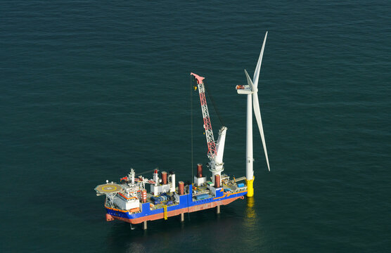 The Netherlands, Zeeland, Maintenance of Borselle offshore wind farm