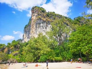 Photo sur Plexiglas Railay Beach, Krabi, Thaïlande Railay Beach Krabi (Rai Leh Beach)