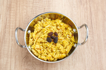 Nasi Kebuli, Arabian Rice with herb and spice 
