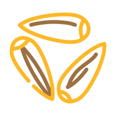 rye grain food color icon vector. rye grain food sign. isolated symbol illustration