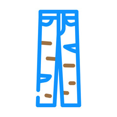 denim pants for men color icon vector. denim pants for men sign. isolated symbol illustration