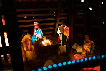 animatronics display at a local Christmas display in IL