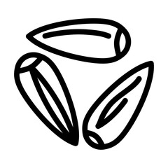 rye grain food line icon vector. rye grain food sign. isolated contour symbol black illustration