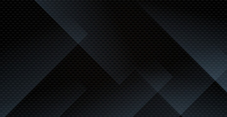 Obraz premium Black abstract geometric texture background. Modern shape concept. eps10 vector