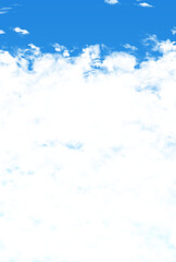 背景素材_青空と雲