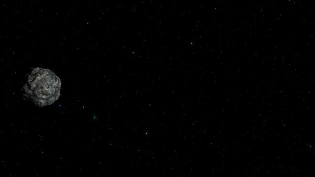 Meteorit And Space Animation Video
