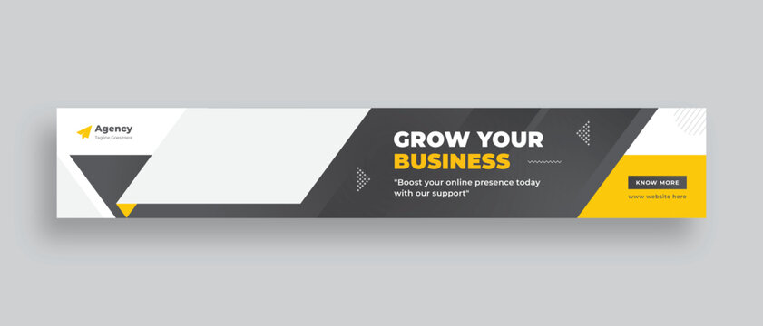 Digital marketing large web banner, social cover template, Horizontal web banner or corporate business banner template
