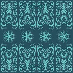 Indian seamless pattern Vector pattern design for textures, fabrics, garments, wraps, rugs, prints.