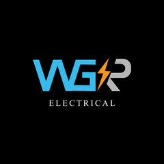 Fototapeta na wymiar Electrical supply service company logo