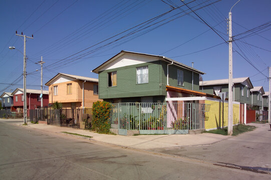 Housing projects in Santiago de Chile, South America