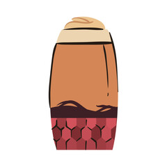 flat coffee glass with bubbles