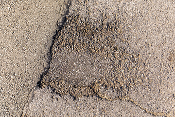 texture of the ground