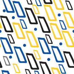 Parallelogram Pattern Color 2D Illustration