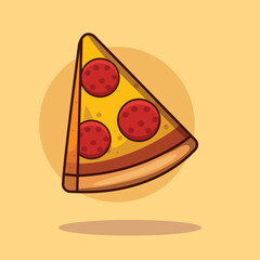 Fresh pizza , cheese,sausage, onion, basil. Traditional italian fast food. Top view meal