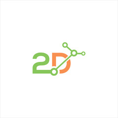  letter 2 D network vector design
