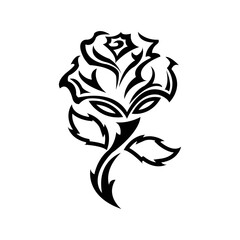 rose icon isolated on white background from mothers day collection. rose icon trendy and modern rose symbol for logo, web, app, UI. rose icon simple 