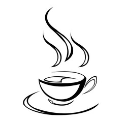 coffee. coffee bean icon. coffee bean on white background. Simple coffee bean icon. coffee bean icon with a triangular outline and a leaf. coffee logo. 