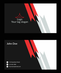 Modern creative corporate business card
